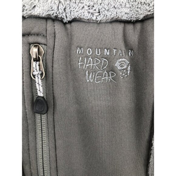 Mountain Hardwear Women Polartec Monkey Jacket M Gray Full Zip Fuzzy Outdoor - Picture 5 of 10